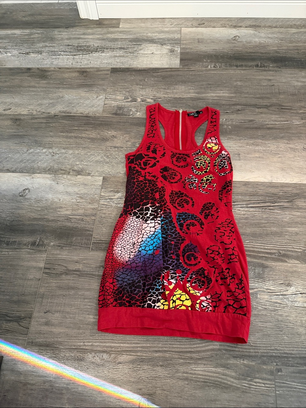 SWS Women's Red Casual Racerback Dress